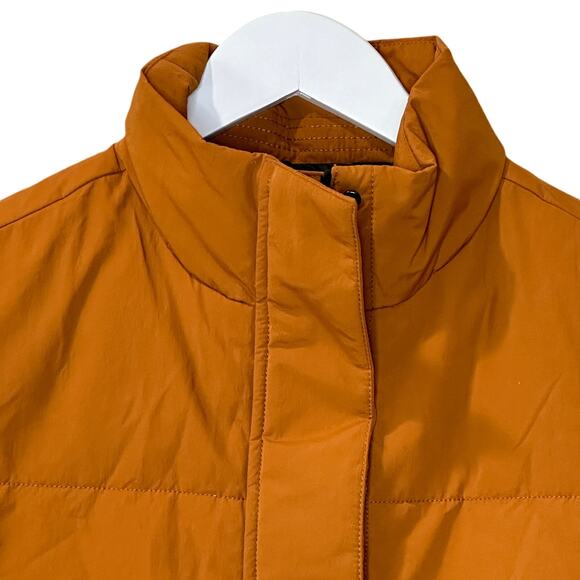 NEW Everlane The ReNew Vest Toasted Almond Women XXS Mock Neck Full Zip Pockets - Picture 5 of 14